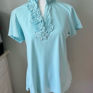 Lilly Pulitzer L top Blue luxletic